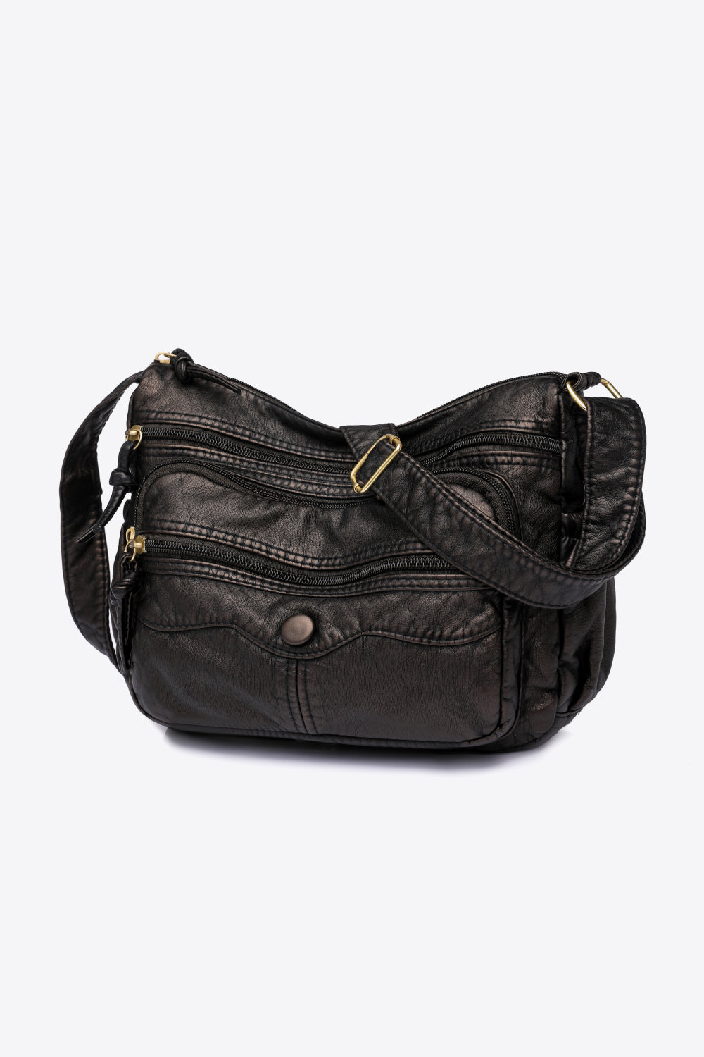 PU Leather Crossbody Bag  Handbags- Doll Fits