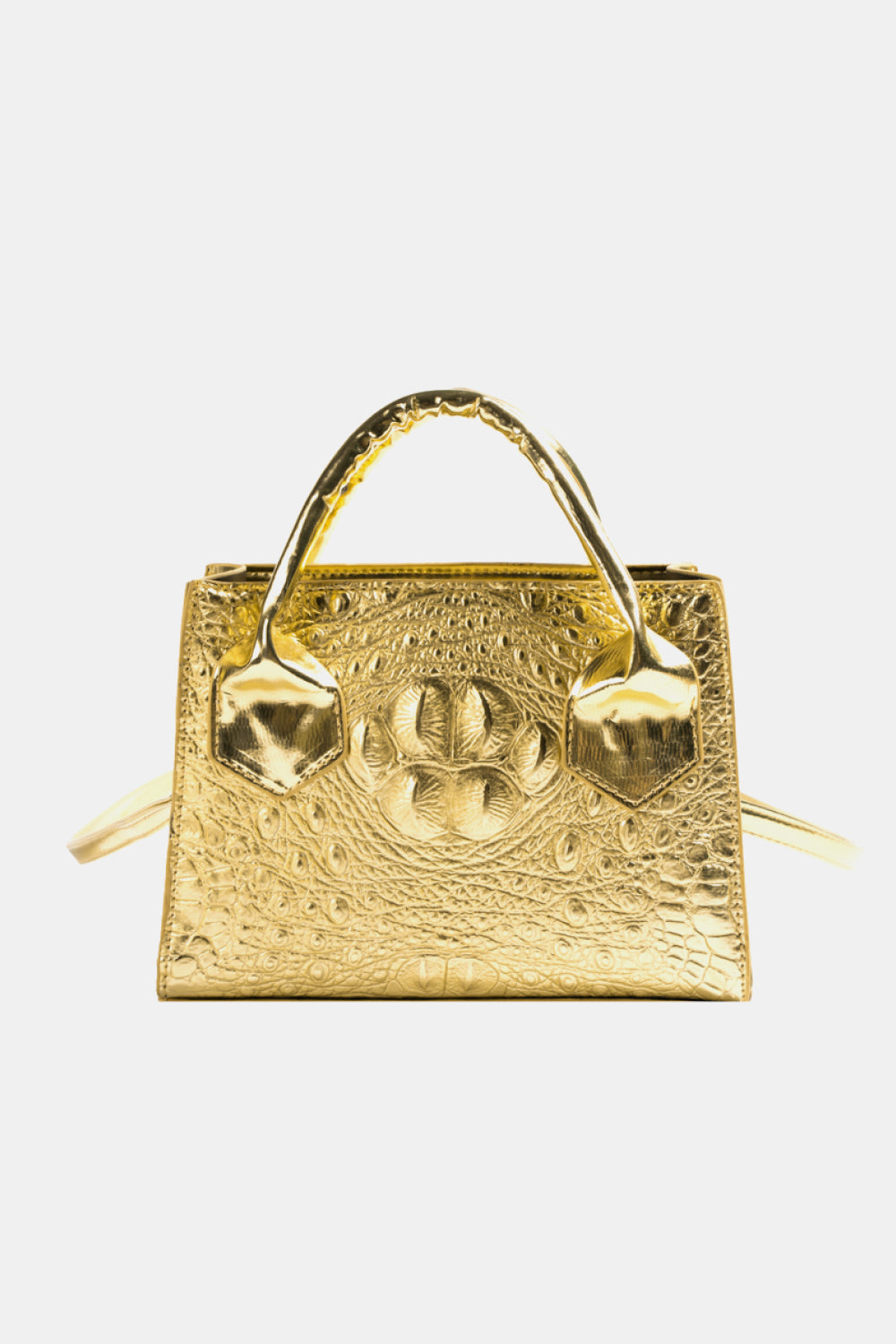 Textured PU Leather Crossbody Bag  Handbags- Doll Fits