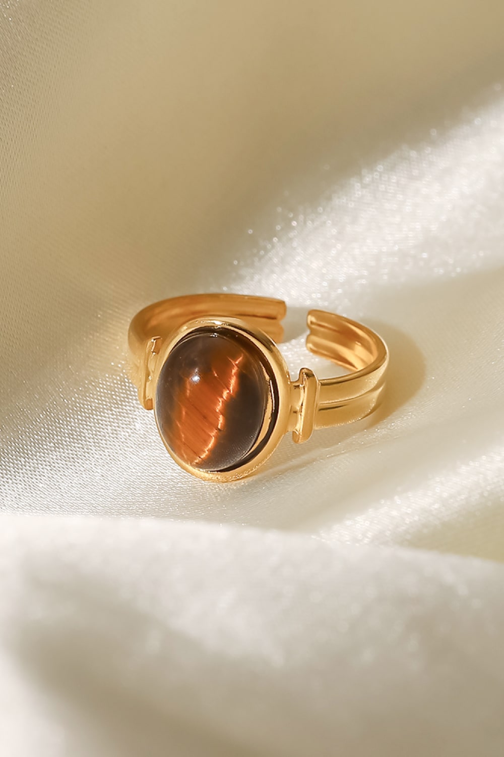18K Gold Plated Open Ring  Rings- Doll Fits