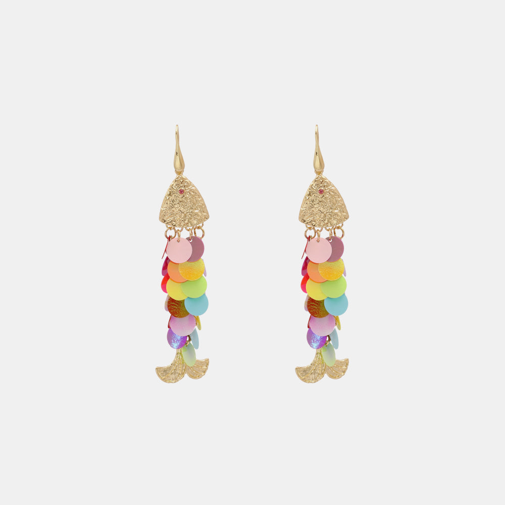 Fish Shape Dangle Earrings  Earrings- Doll Fits