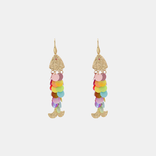 Fish Shape Dangle Earrings  Earrings- Doll Fits