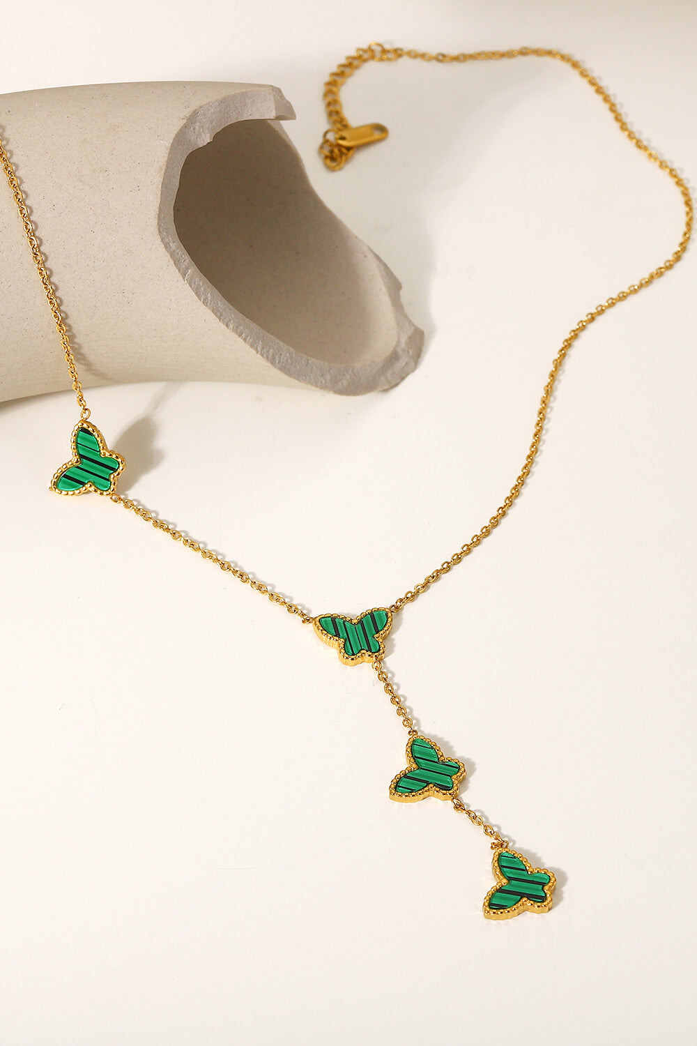 Gotta Fly Butterfly Drop Necklace  Necklaces- Doll Fits