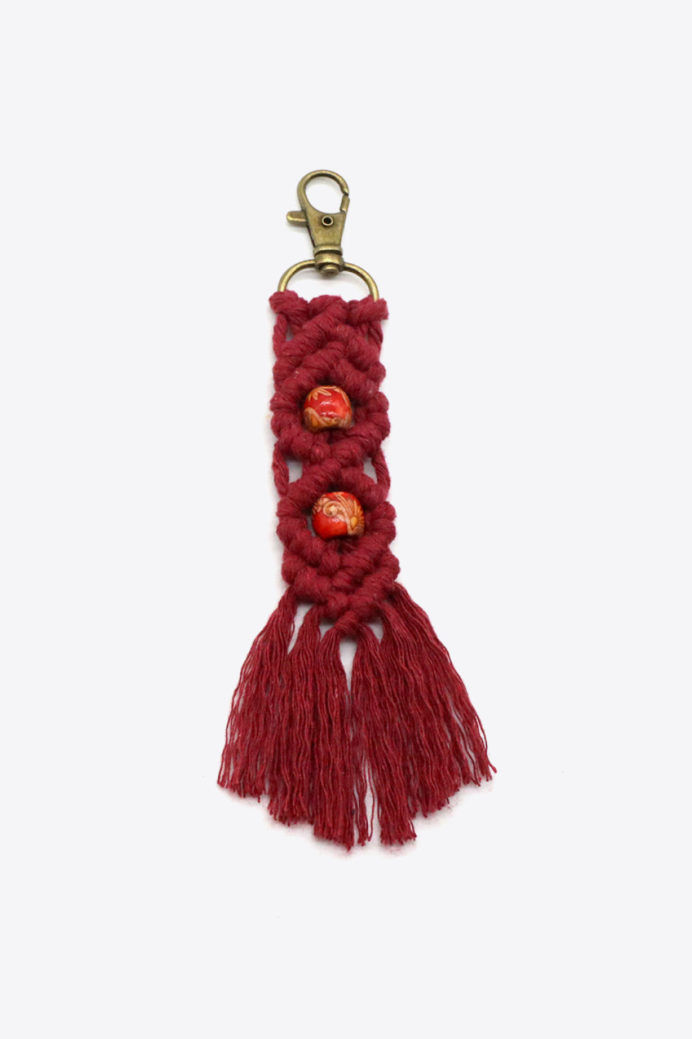 Assorted 4-Pack Handmade Macrame Fringe Keychain  Keychains- Doll Fits