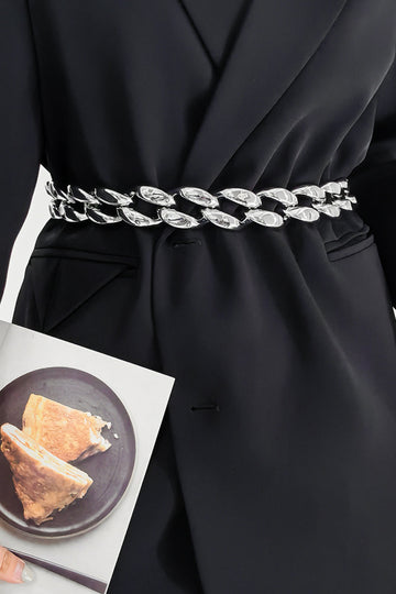 1.2" Width Acrylic Curb Chain Belt  Belts- Doll Fits