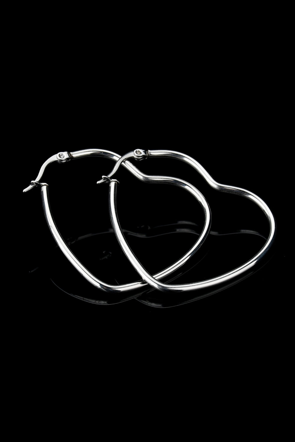 Heart Stainless Steel Earrings  Earrings- Doll Fits