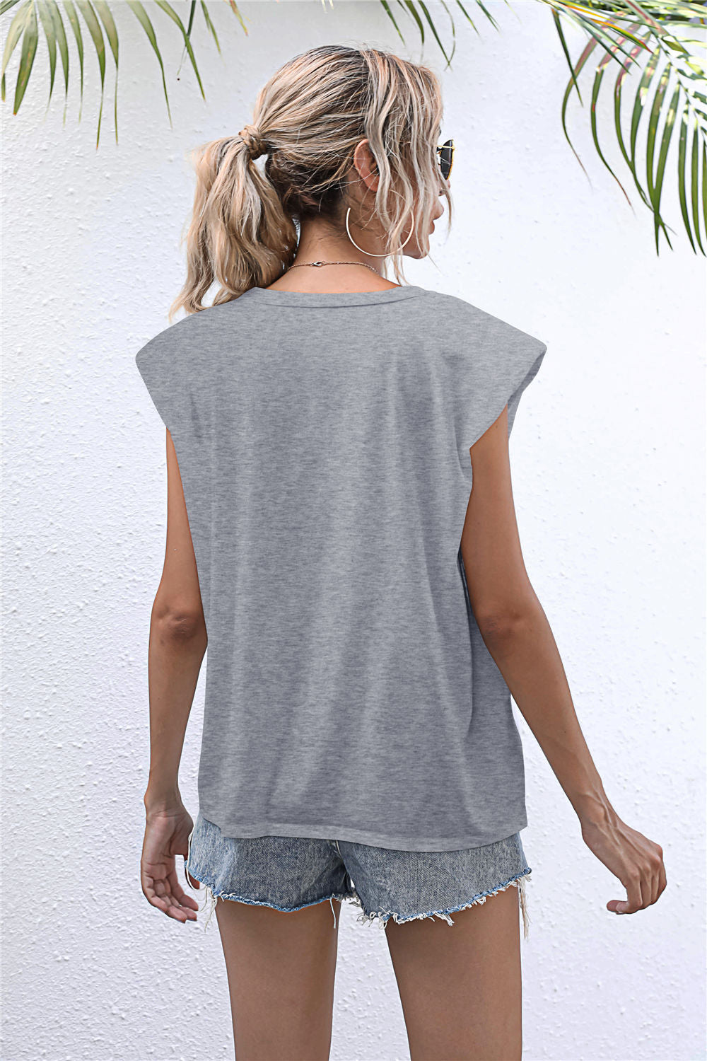 Round Neck Cap Sleeve Tee  - Doll Fits