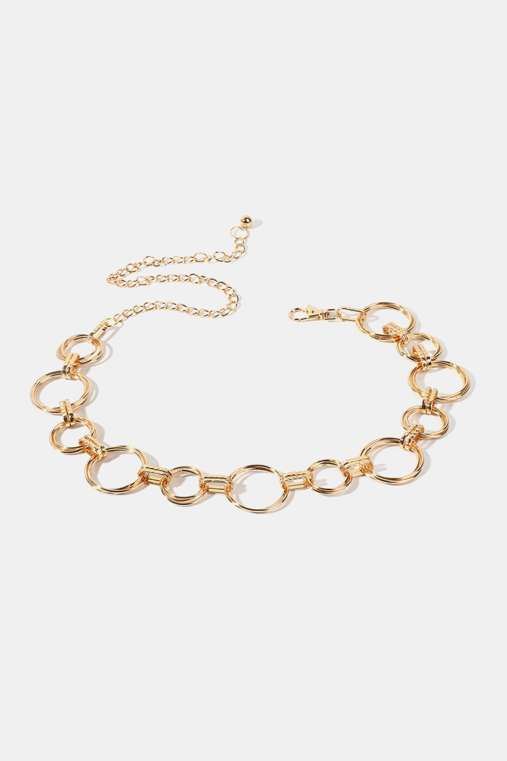 Alloy Chain Circle Shape Belt  - Doll Fits