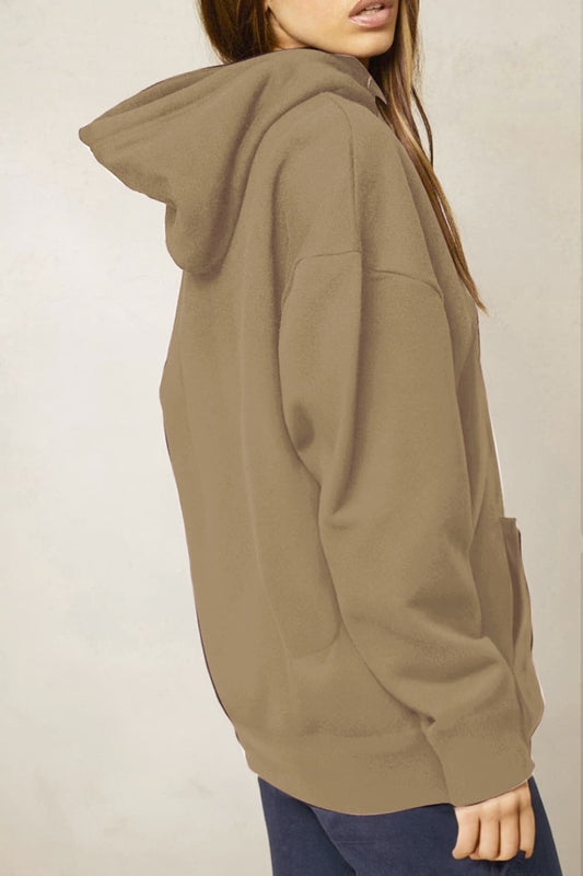 Simply Love Simply Love Full Size BORN FREE Graphic Hoodie  - Doll Fits