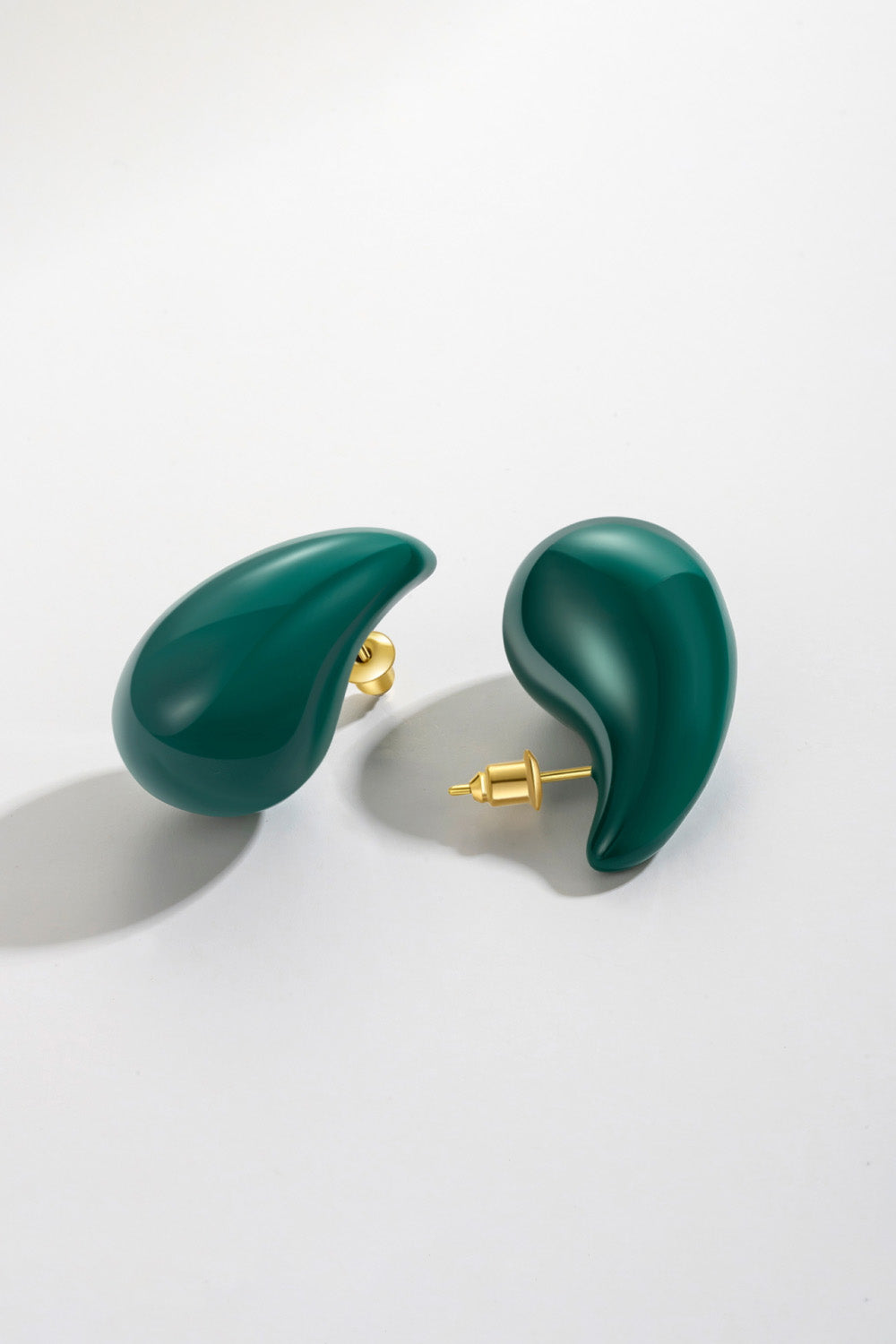 Big Size Water Drop Brass Earrings  Earrings- Doll Fits