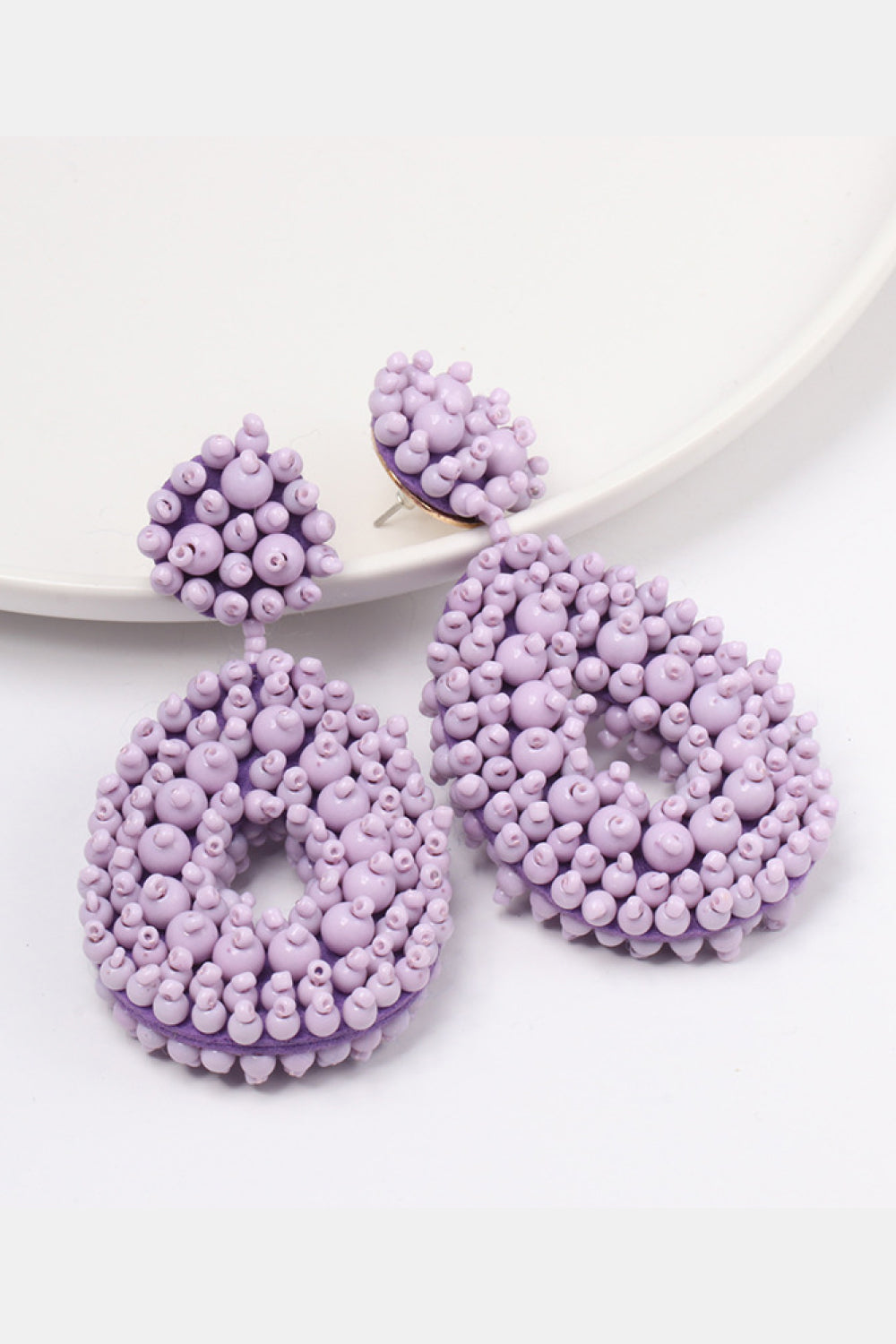 Beaded Dangle Earrings  Earrings- Doll Fits
