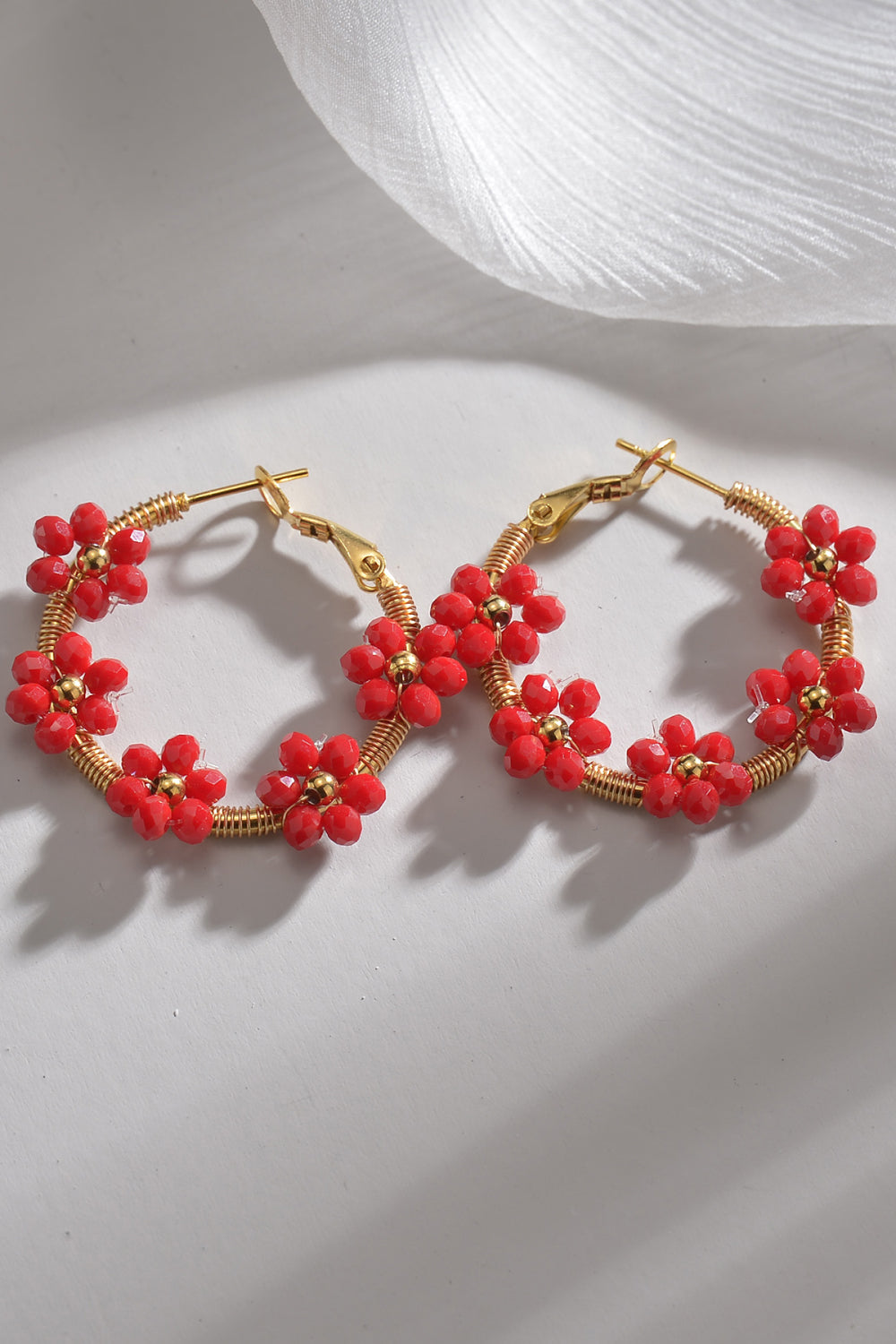 Flower Stainless Steel Earrings  Earrings- Doll Fits