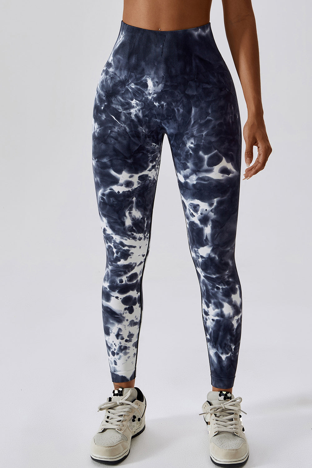 High Waist Tie-Dye Long Sports Pants  - Doll Fits
