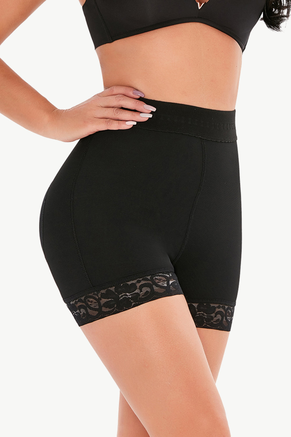 Full Size Pull-On Lace Trim Shaping Shorts  Shapewear- Doll Fits
