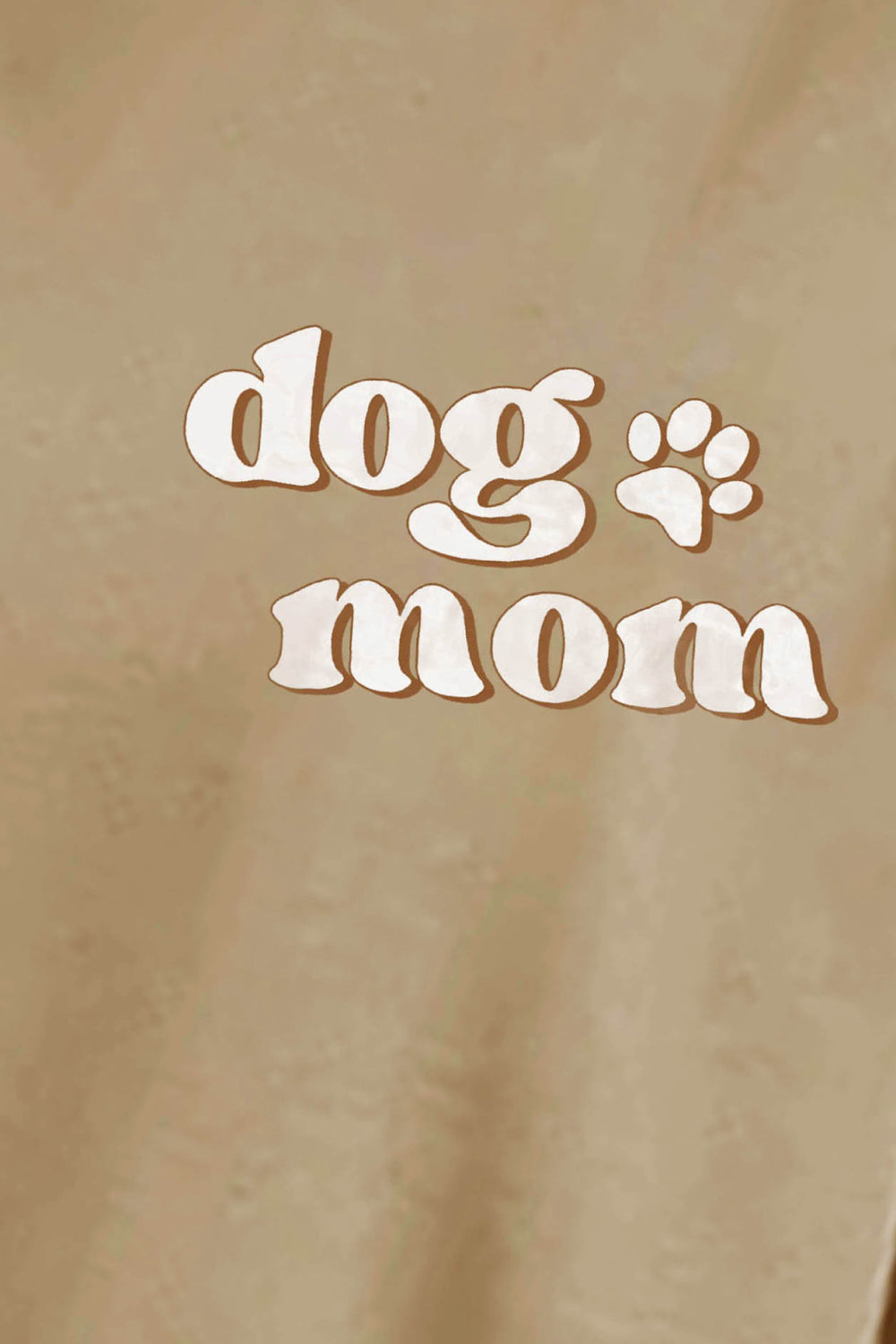 Simply Love Simply Love Full Size Round Neck Dropped Shoulder DOG MOM Graphic Sweatshirt  - Doll Fits