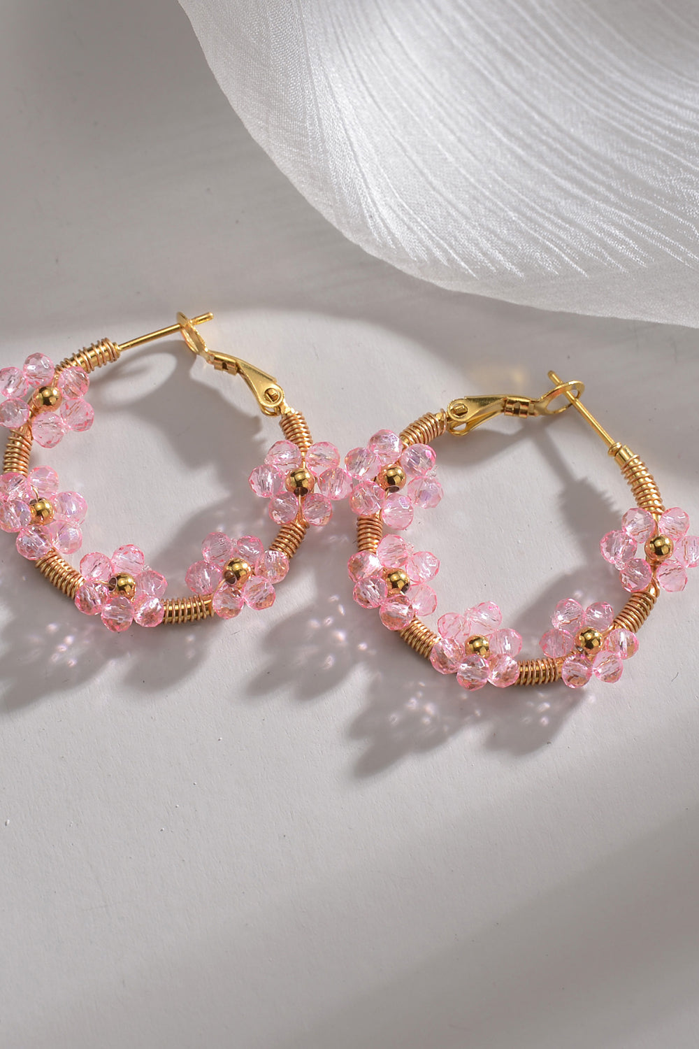 Flower Stainless Steel Earrings  Earrings- Doll Fits