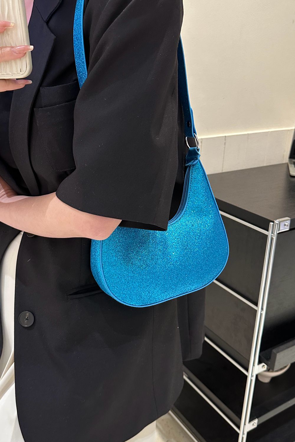 Small Glitter Shoulder Bag  Handbags- Doll Fits