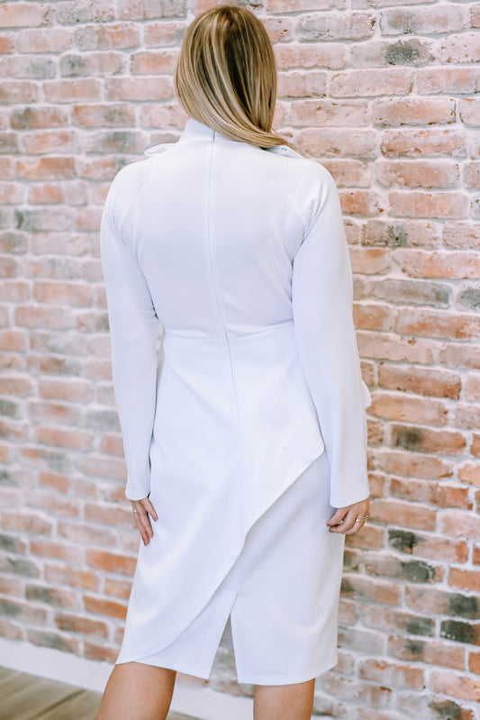 Bow Detail Long Sleeve Dress  Dresses- Doll Fits