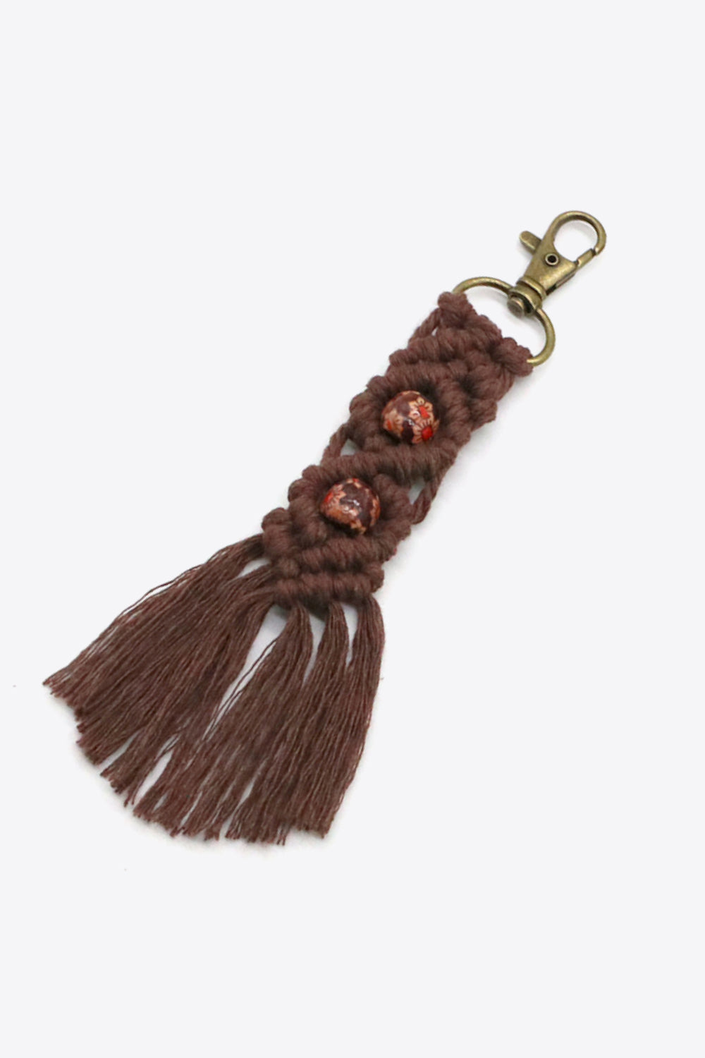 Assorted 4-Pack Handmade Macrame Fringe Keychain  Keychains- Doll Fits