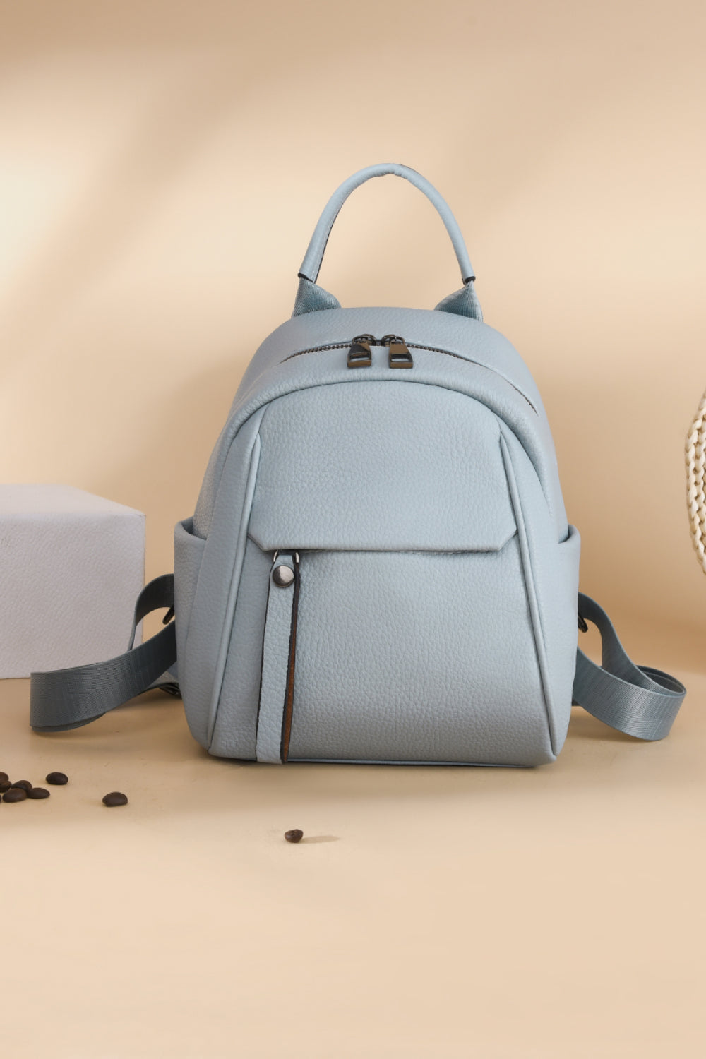 Small PU Leather Backpack  - Doll Fits