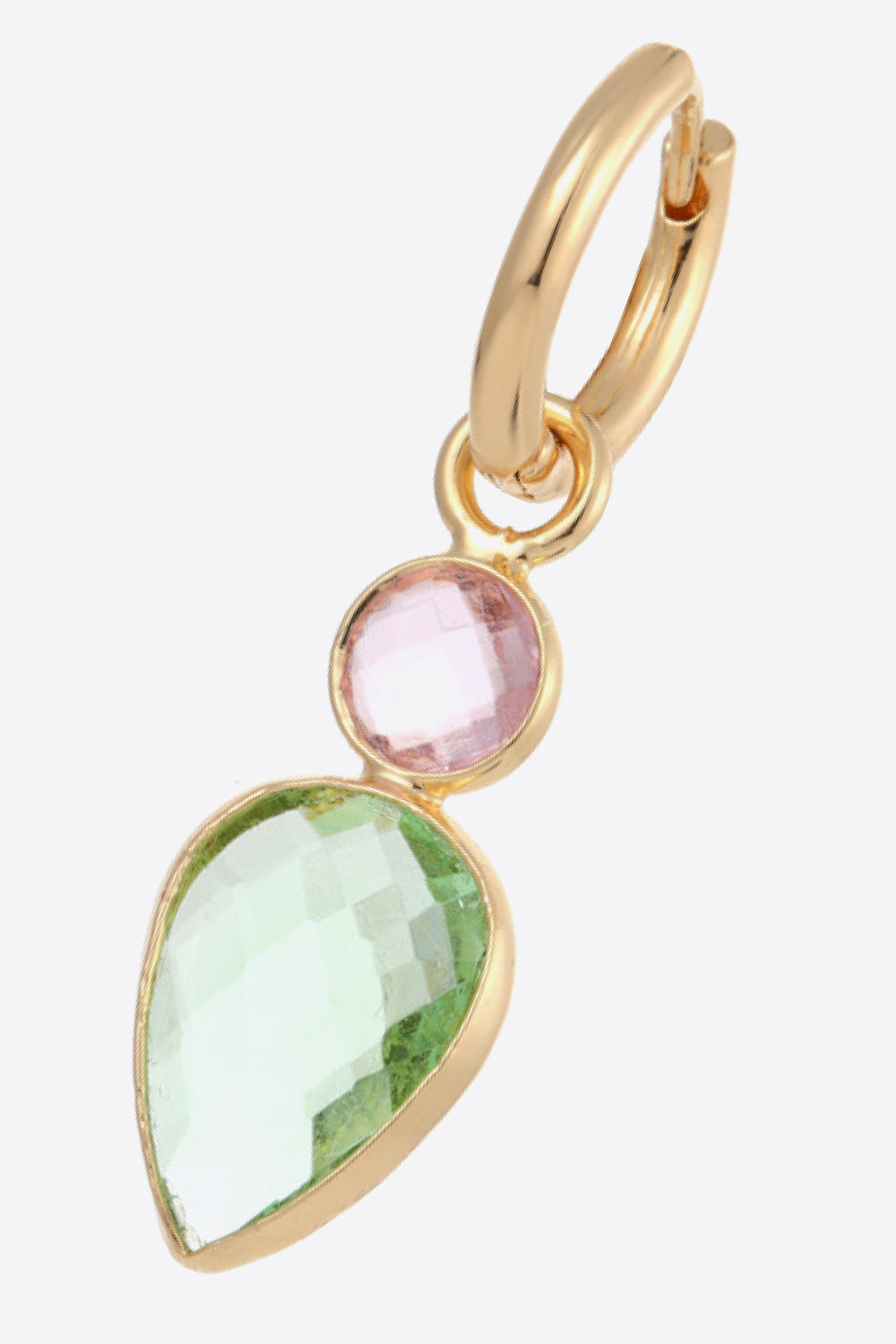 Inlaid Crystal Geometric Drop Earrings  Earrings- Doll Fits