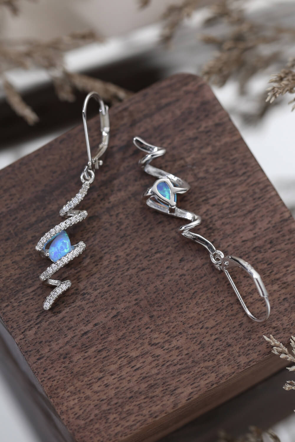 Twisted Opal Drop Earrings  Earrings- Doll Fits