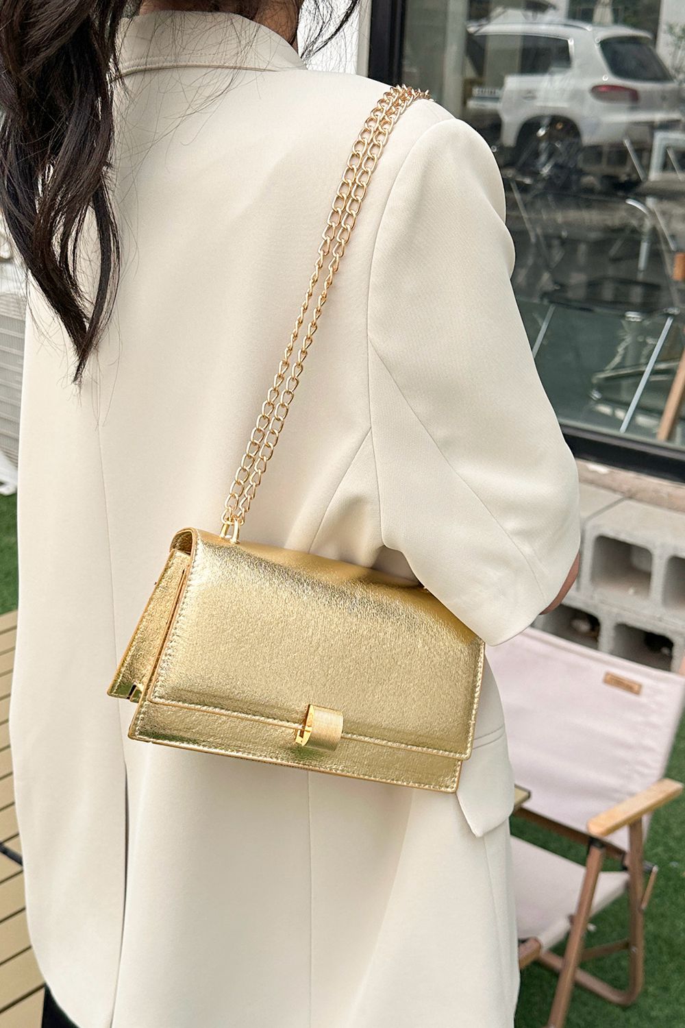 PU Leather Crossbody Bag  - Doll Fits