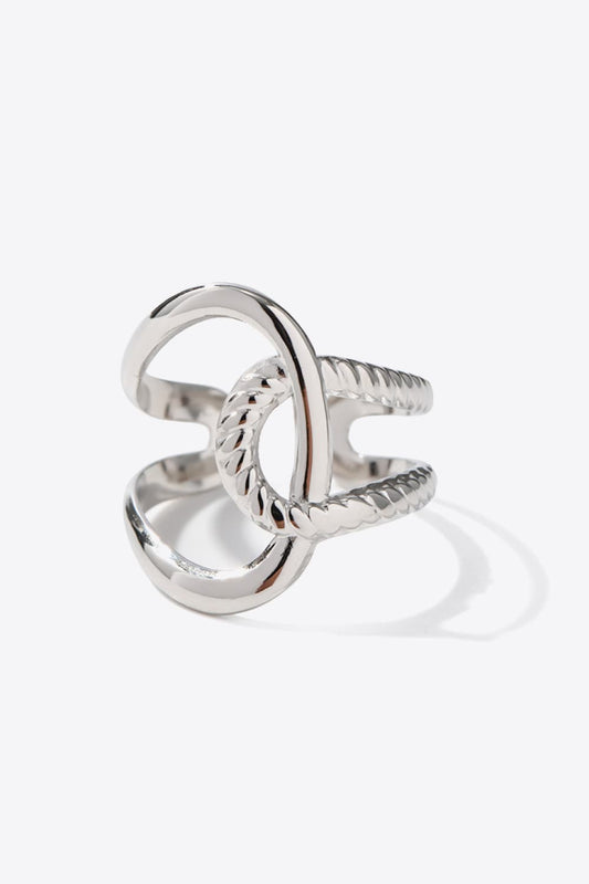 Modern Copper Open Ring  Rings- Doll Fits