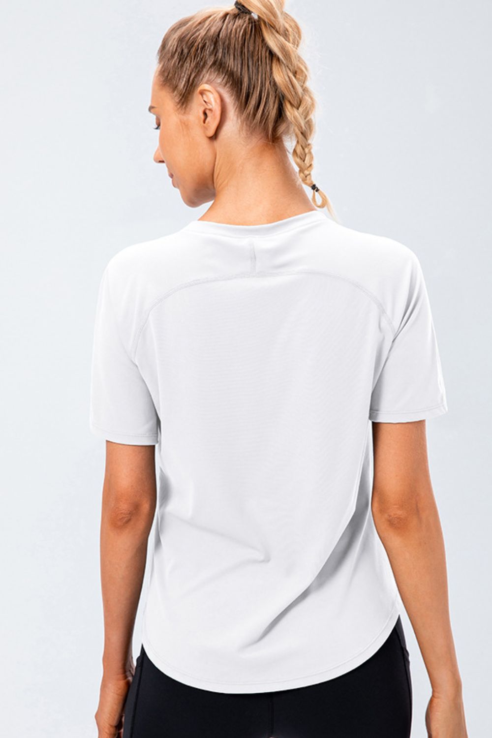 Round Neck Raglan Sleeve Active Tee  - Doll Fits
