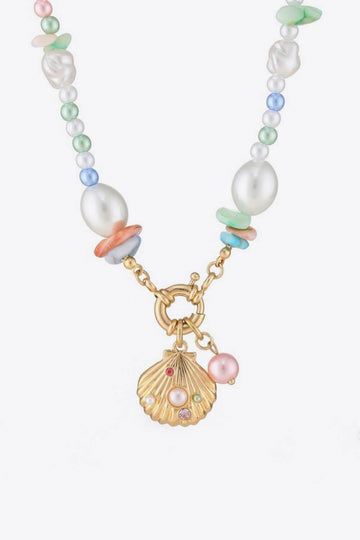 Colorful Synthetic Pearl Necklace  Necklaces- Doll Fits