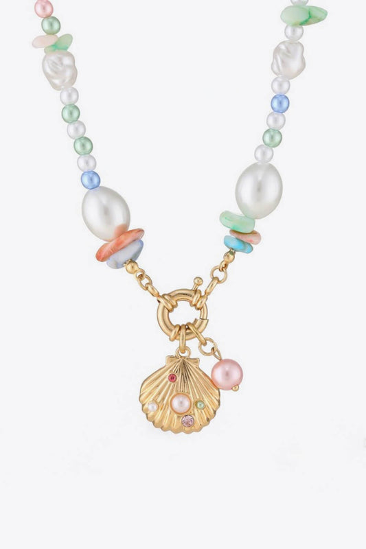 Colorful Synthetic Pearl Necklace  Necklaces- Doll Fits