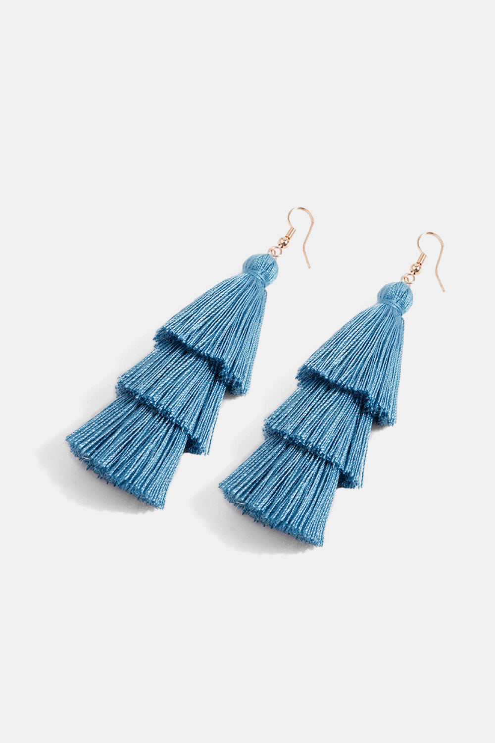 Triple-Layer Tassel Dangle Earrings  Earrings- Doll Fits