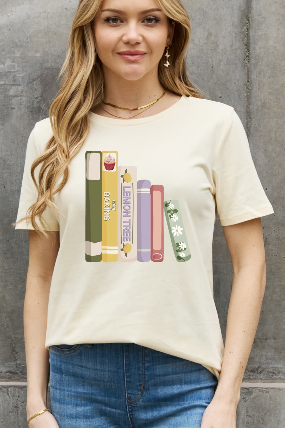 Simply Love Full Size EASY BAKING Graphic Cotton Tee  Shirts & Tops- Doll Fits