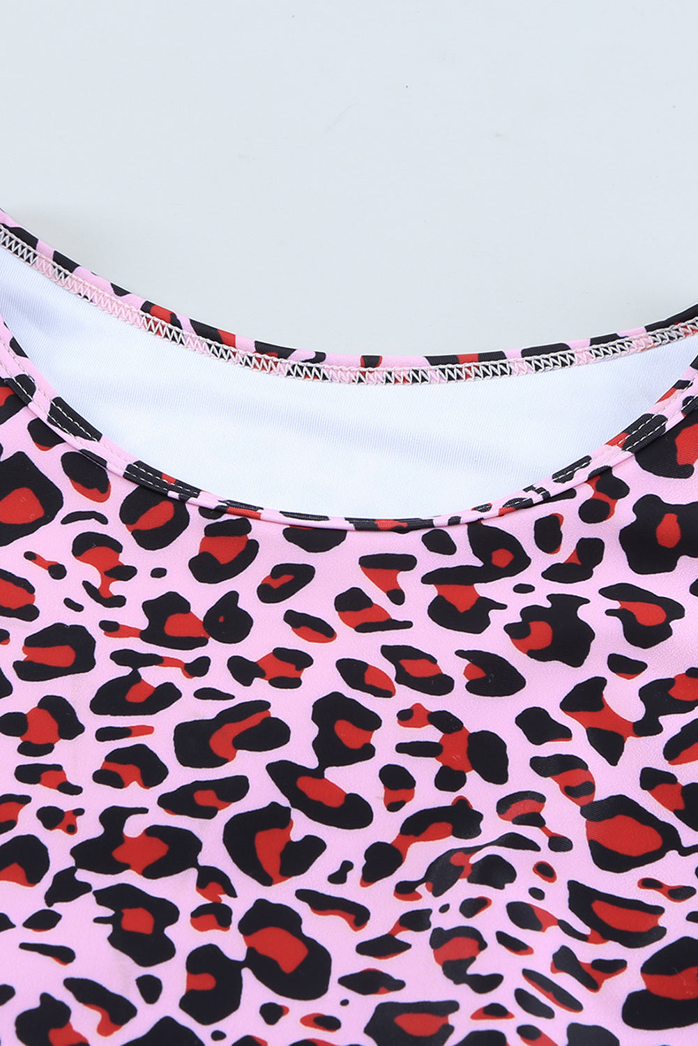 Leopard Tie-Knot High Waist Bikini Set  Swimwear- Doll Fits