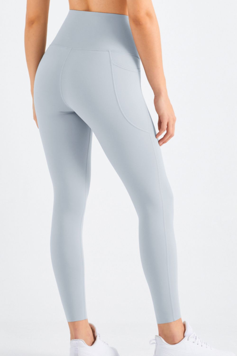 Highly Stretchy Elastic Waistband Pocket Yoga Leggings  Activewear- Doll Fits