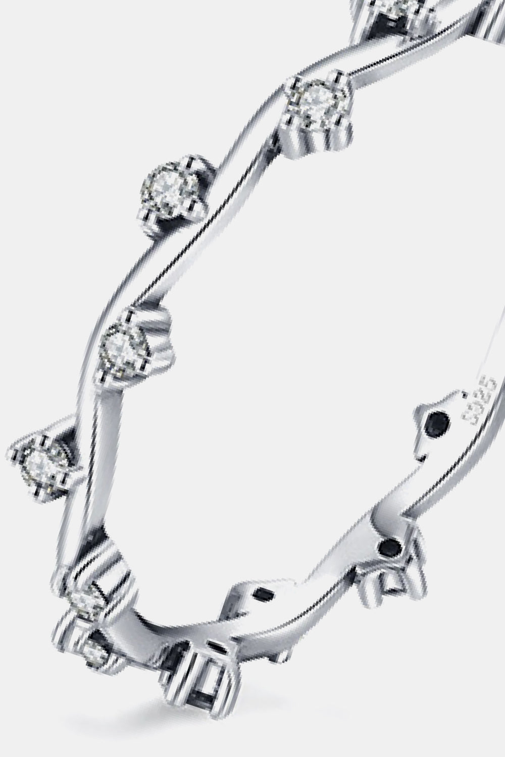 Multicolor 925 Sterling Silver Zircon Ring  - Doll Fits