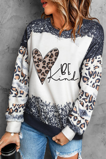 Mixed Print Drop Shoulder Sweatshirt  Shirts & Tops- Doll Fits