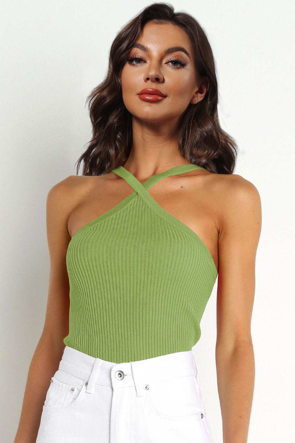 Ribbed Cami Top  Shirts & Tops- Doll Fits