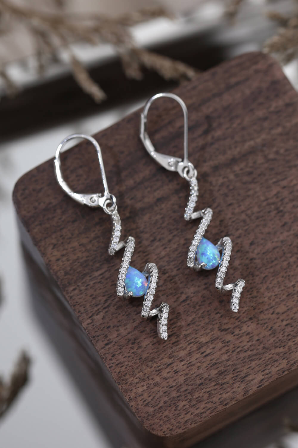Twisted Opal Drop Earrings  Earrings- Doll Fits