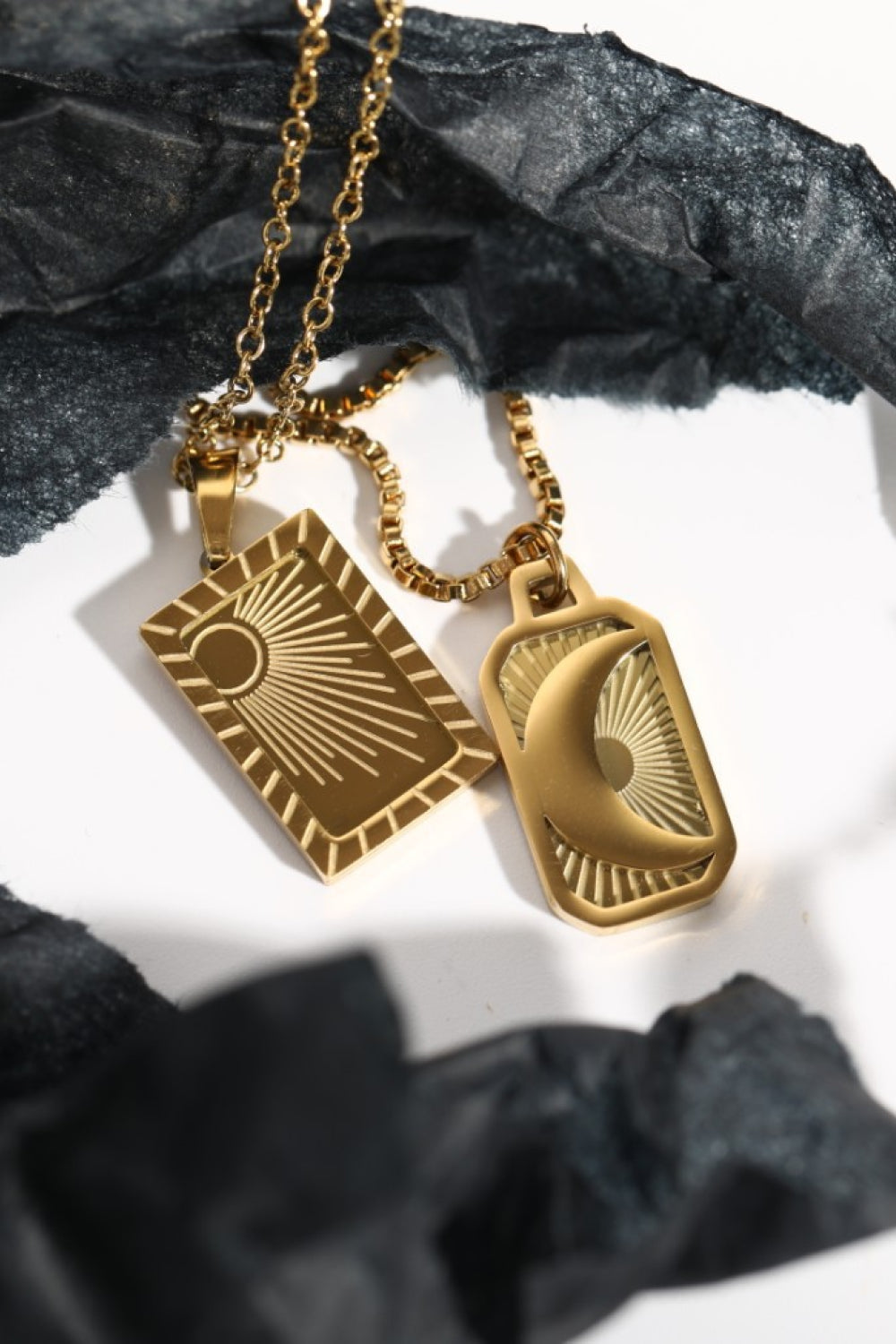 Stainless Steel 18K Gold-Plated Necklace  Necklaces- Doll Fits