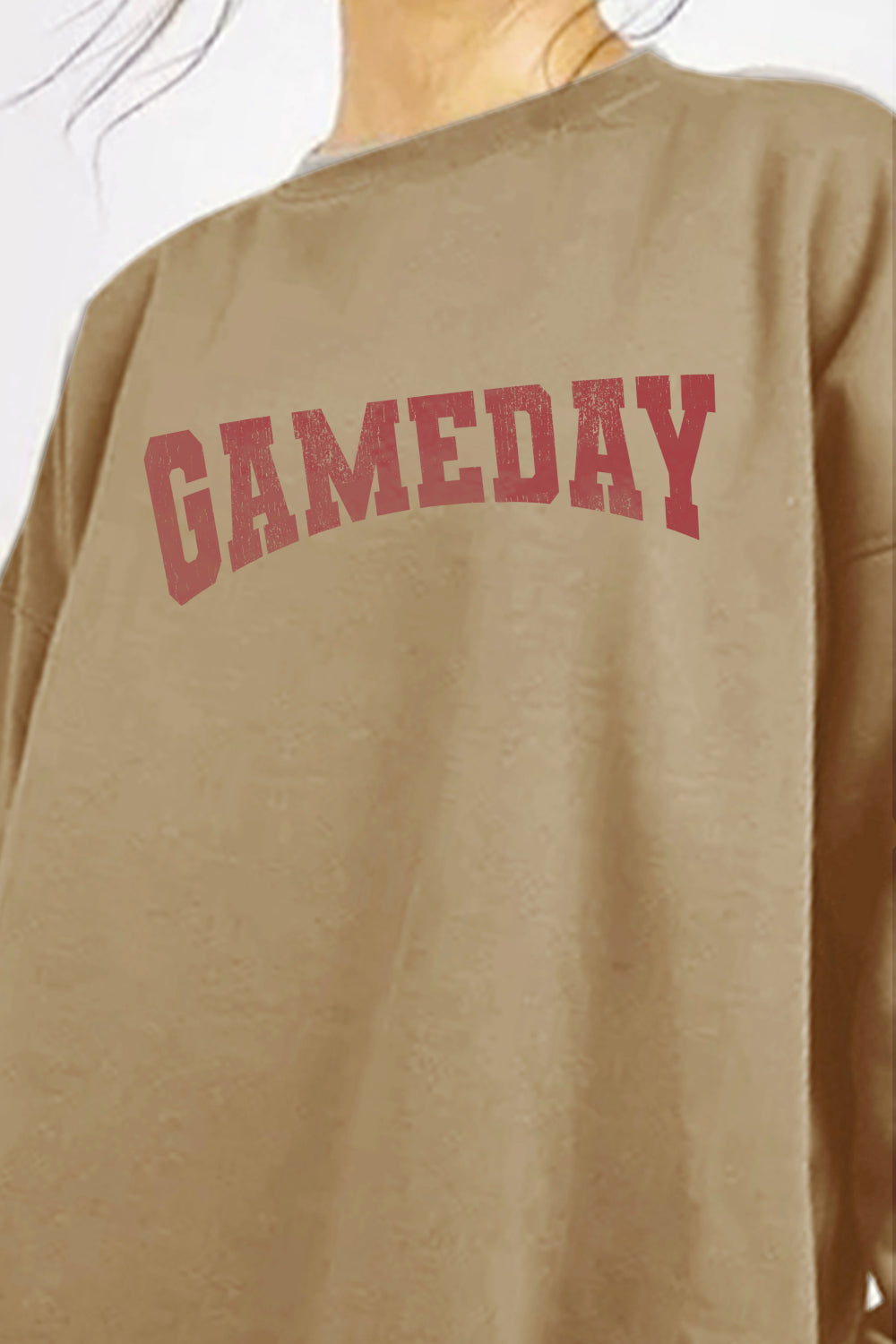 Simply Love Simply Love Full Size GAMEDAY Graphic Sweatshirt  Shirts & Tops- Doll Fits