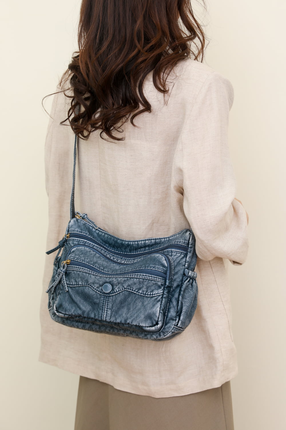 PU Leather Crossbody Bag  Handbags- Doll Fits