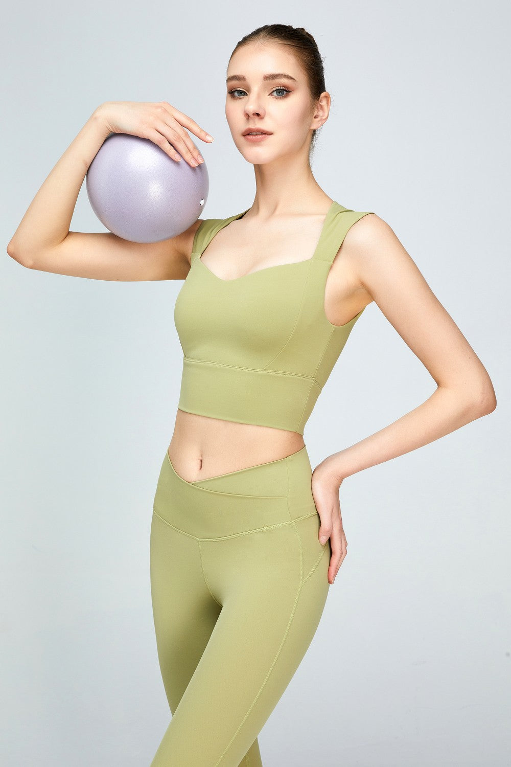 Sweat Absorbing Sleeveless Sports Bra  - Doll Fits