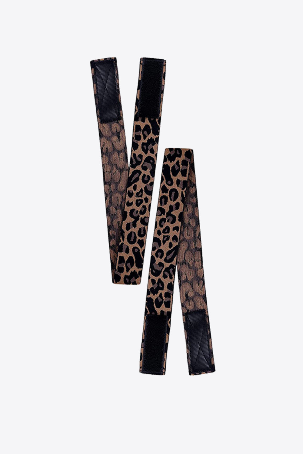 4-Pack Leopard Elastic Soft Wig Grips  Wigs- Doll Fits