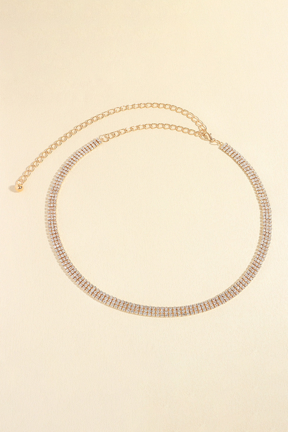 Rhinestones Alloy Belt  - Doll Fits