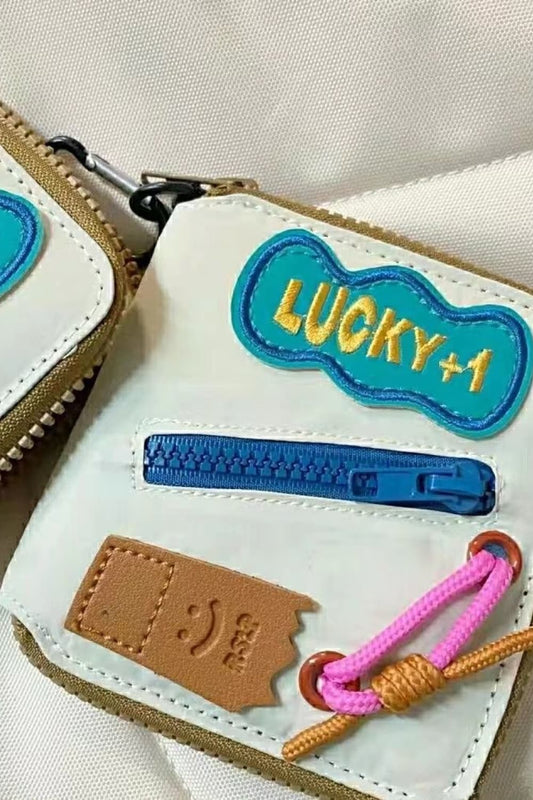 LUCKY PU Leather Wallet  Handbags- Doll Fits