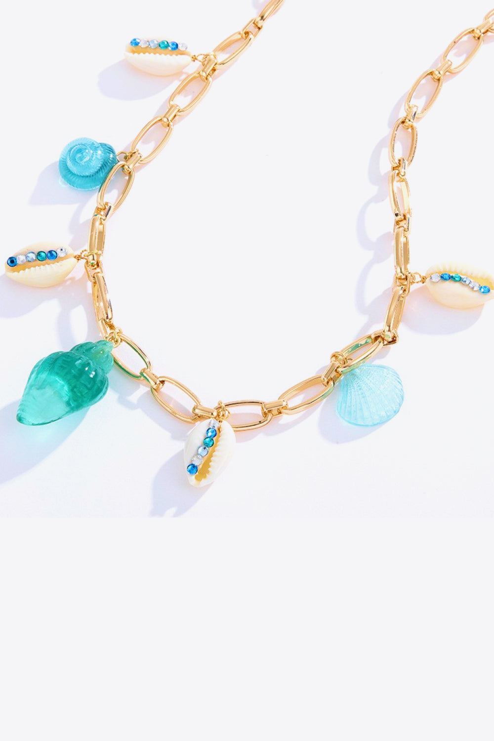 18K Gold Plated Multi-Charm Necklace  Necklaces- Doll Fits