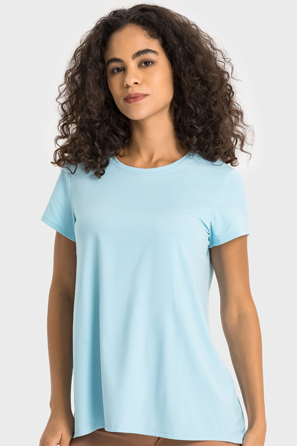 Tie Back Short Sleeve Sports Tee  - Doll Fits