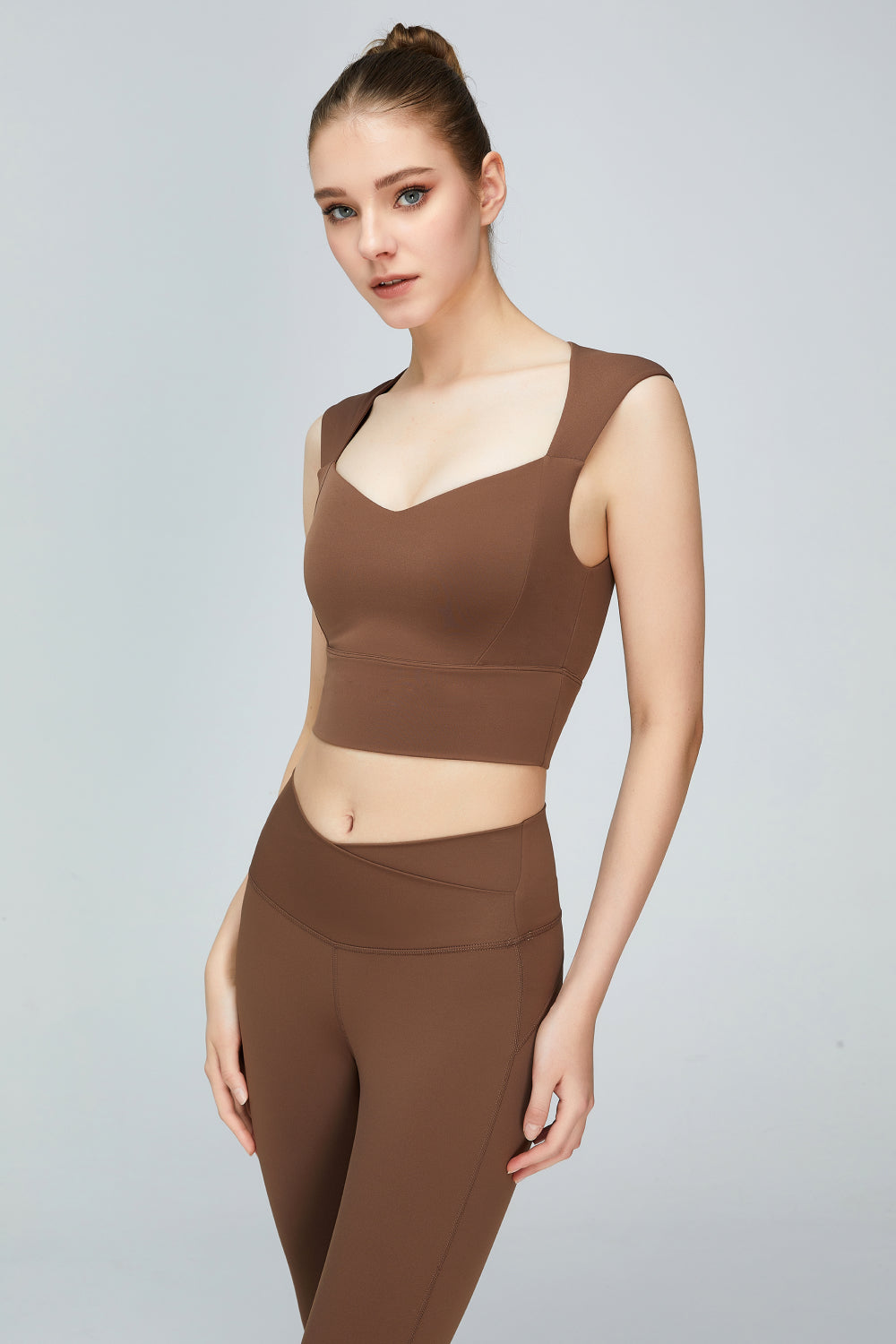 Sweat Absorbing Sleeveless Sports Bra  - Doll Fits