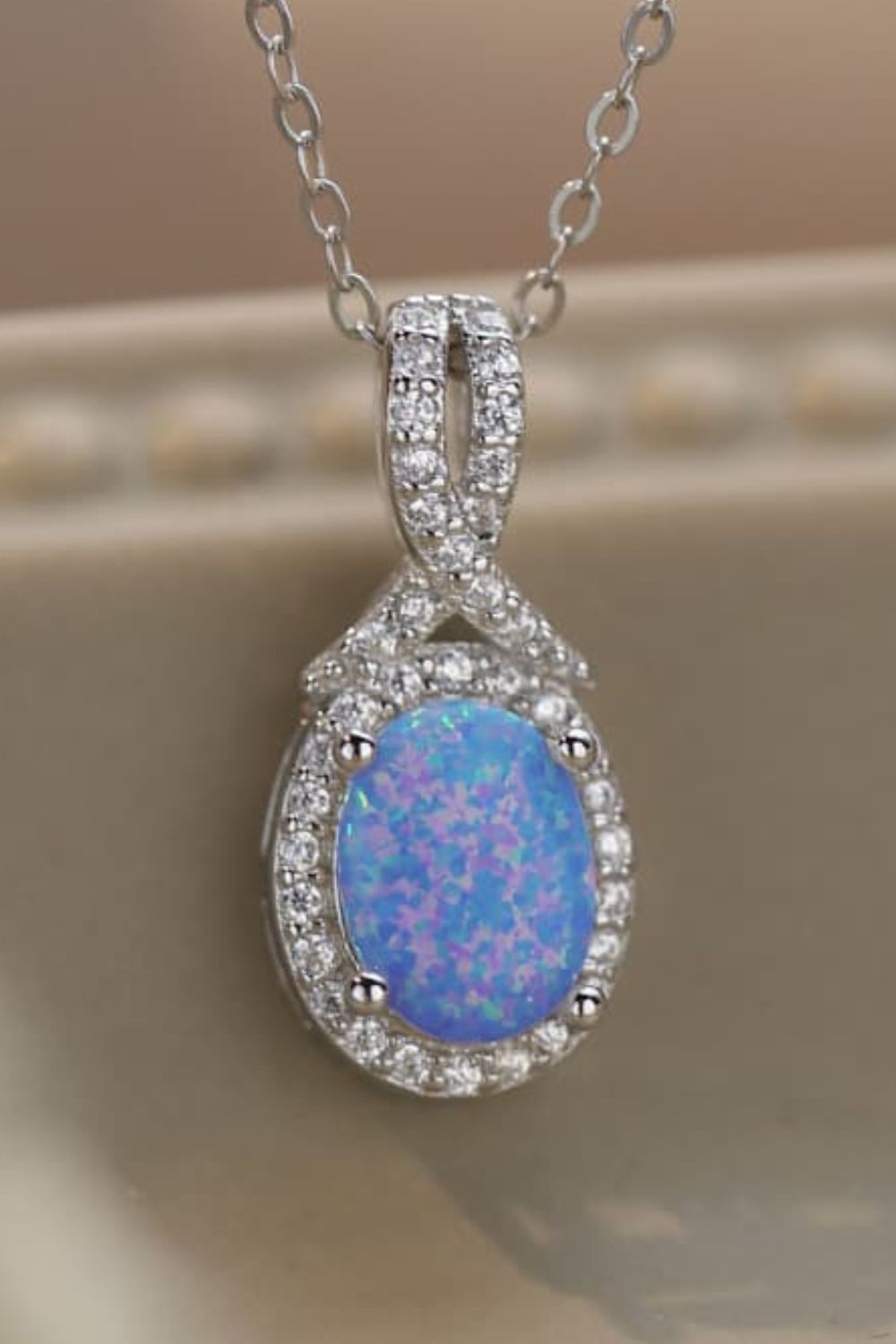 Feeling My Best Opal Pendant Necklace  Necklaces- Doll Fits
