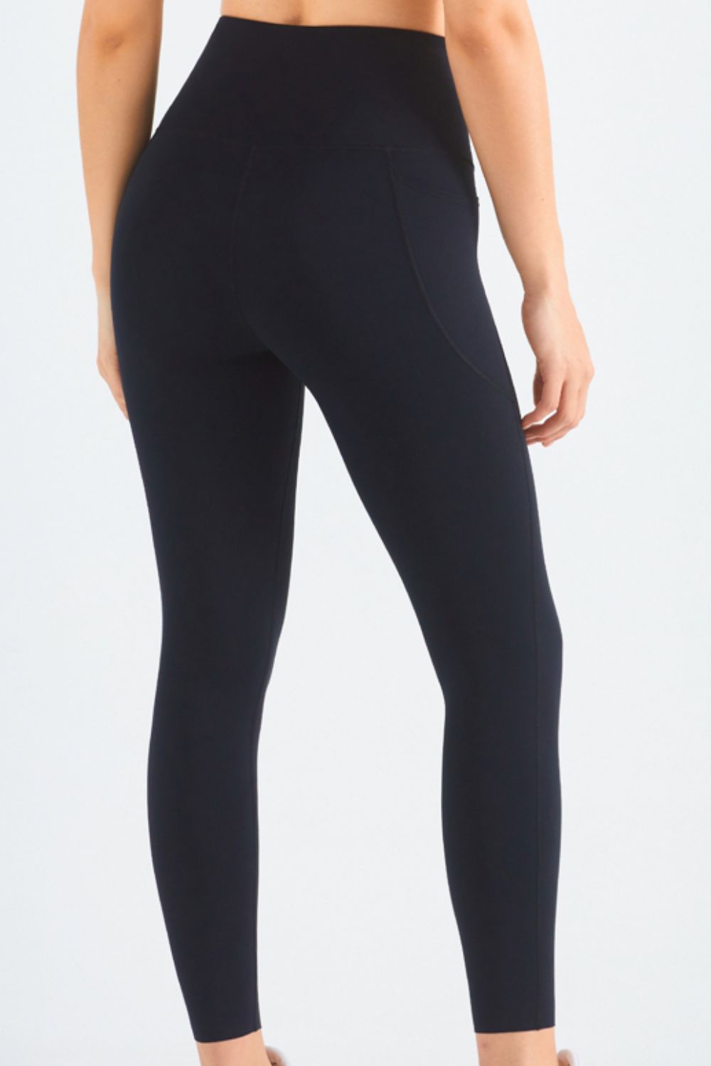 Highly Stretchy Elastic Waistband Pocket Yoga Leggings  Activewear- Doll Fits